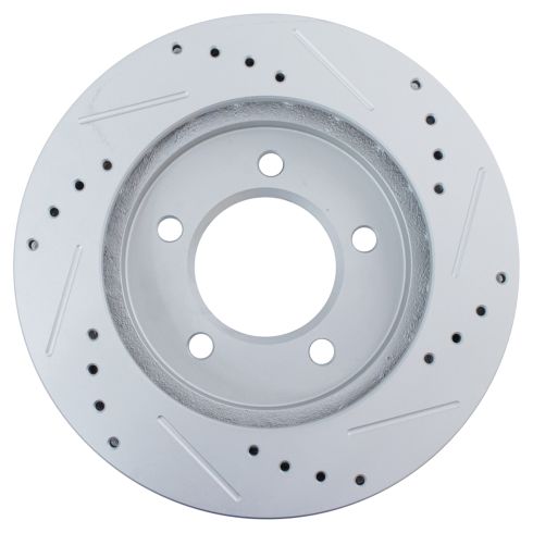 Ford Expedition Lincoln Navigator Front Ceramic Premium G-Coated Brake Pad & Rotor Kit TRQ Performance BKA12661