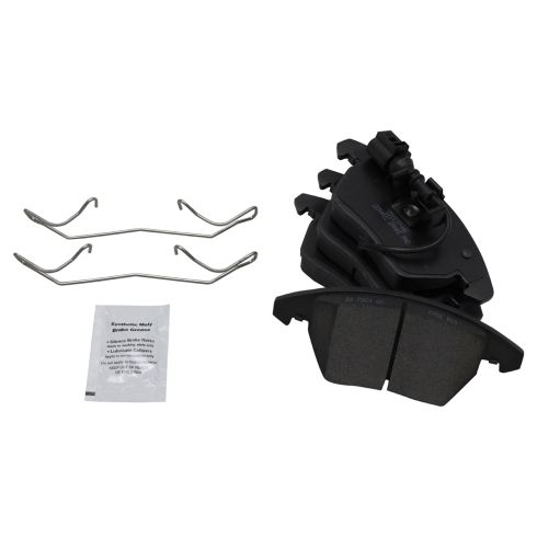 VW Audi Front Ceramic Premium G-Coated Brake Pad & Rotor Kit TRQ Performance BKA12684