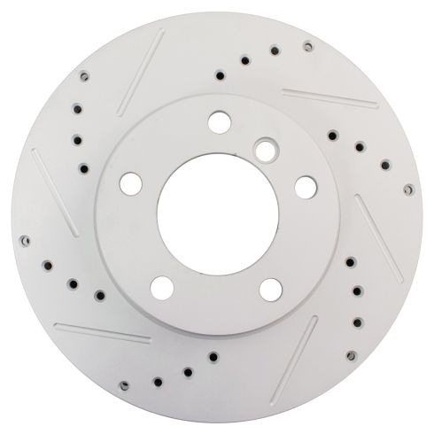 BMW Front Ceramic Premium G-Coated Brake Pad & Rotor Kit TRQ Performance BKA12692