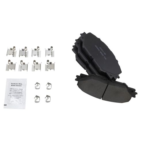 Toyota Rav4 Front & Rear Ceramic Premium G-Coated Brake Pad & Rotor Kit TRQ Performance BKA12693