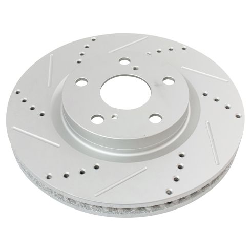 Toyota Rav4 Front & Rear Ceramic Premium G-Coated Brake Pad & Rotor Kit TRQ Performance BKA12693