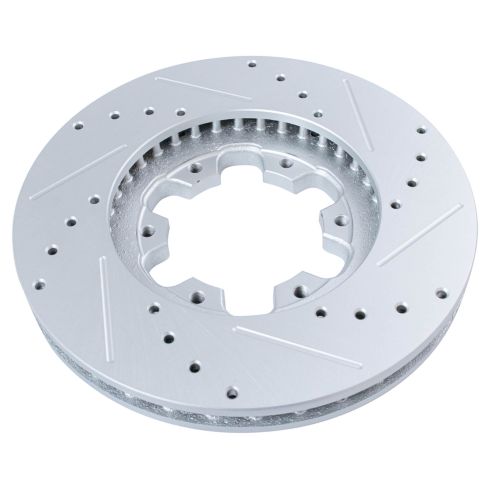 Nissan Pathfinder Infiniti QX4 Front Ceramic Premium G-Coated Brake Pad & Rotor Kit TRQ Performance BKA12711