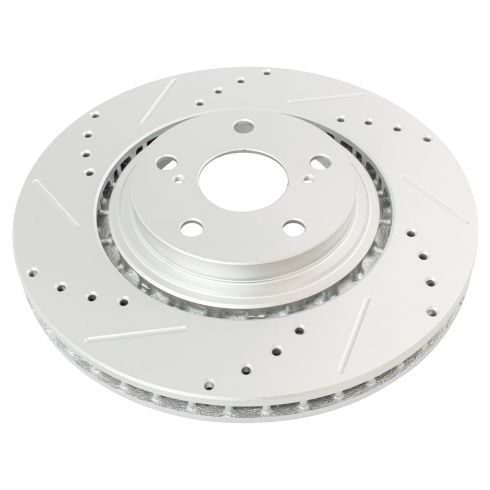 Toyota Lexus Front & Rear Ceramic Premium G-Coated Brake Pad & Rotor Kit TRQ Performance BKA12712