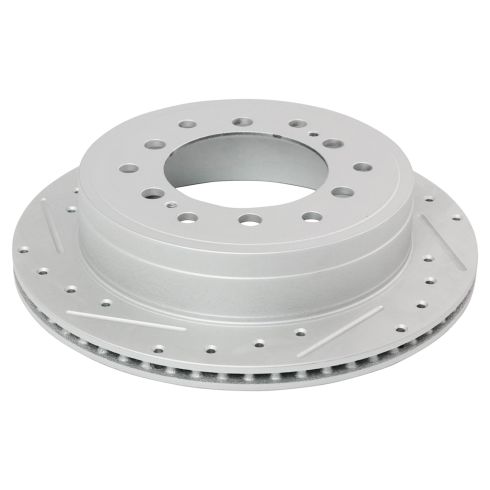 Toyota Lexus Rear Ceramic Premium G-Coated Brake Pad & Rotor Kit TRQ Performance BKA12724