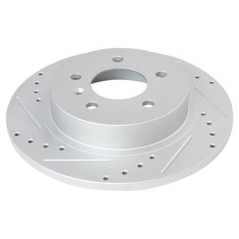 Buick Lucerne Front & Rear Ceramic Premium G-Coated Brake Pad & Rotor Kit TRQ Performance BKA12734