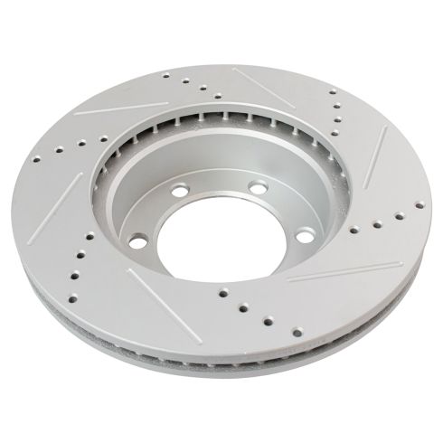 Toyota Sequoia Tundra Front Ceramic Premium G-Coated Brake Pad & Rotor Kit TRQ Performance BKA12755