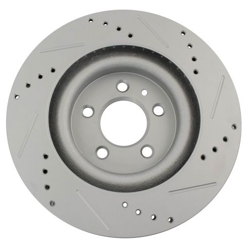 Ford Mustang Front & Rear Ceramic Premium G-Coated Brake Pad & Rotor Kit TRQ Performance BKA12786
