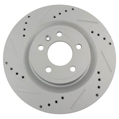 Ford Mustang Front & Rear Ceramic Premium G-Coated Brake Pad & Rotor Kit TRQ Performance BKA12786