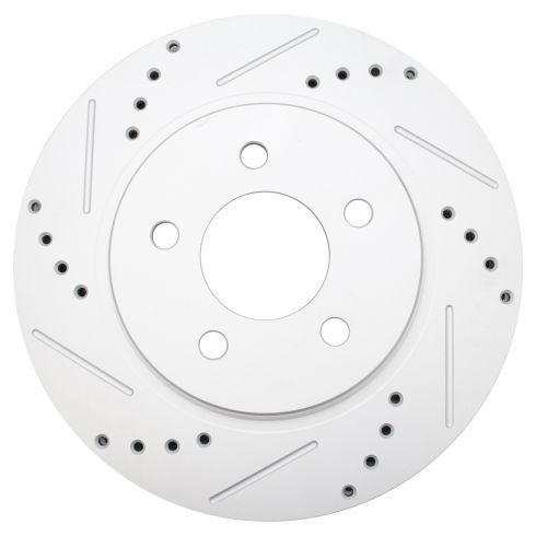 Ford Mustang Front & Rear Ceramic Premium G-Coated Brake Pad & Rotor Kit TRQ Performance BKA12786