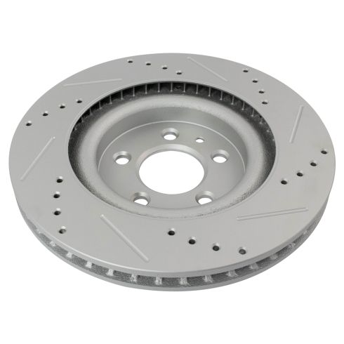 Ford Mustang Front & Rear Ceramic Premium G-Coated Brake Pad & Rotor Kit TRQ Performance BKA12786