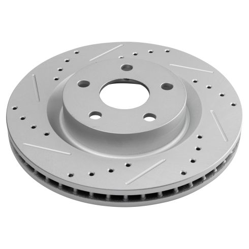 2008-09 Pontiac G8 GT Front & Rear Ceramic Premium G-Coated Performance Brake Pad & Rotor Kit TRQ Performance BKA12787