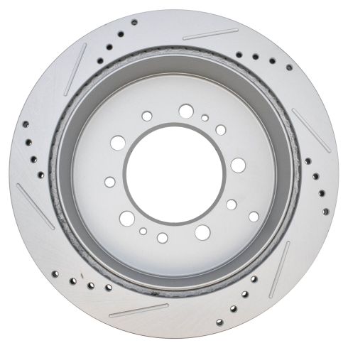 Toyota Lexus Front & Rear 4 Piece Premium G-Coated Brake Rotor Set TRQ Performance BRA13989