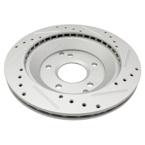 1988-96 Chevrolet Corvette Front & Rear with 305mm Diameter Front Rotors Ceramic Premium G-Coated Performance Brake Pad & Rotor Kit TRQ Performance BKA12824
