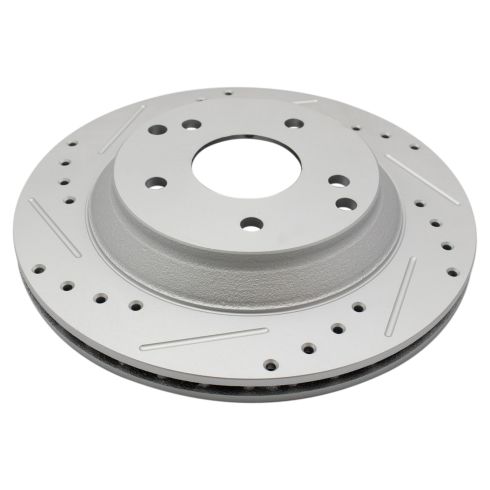 1988-96 Chevrolet Corvette Rear Ceramic Premium G-Coated Performance Brake Pad & Rotor Kit TRQ Performance BKA12831