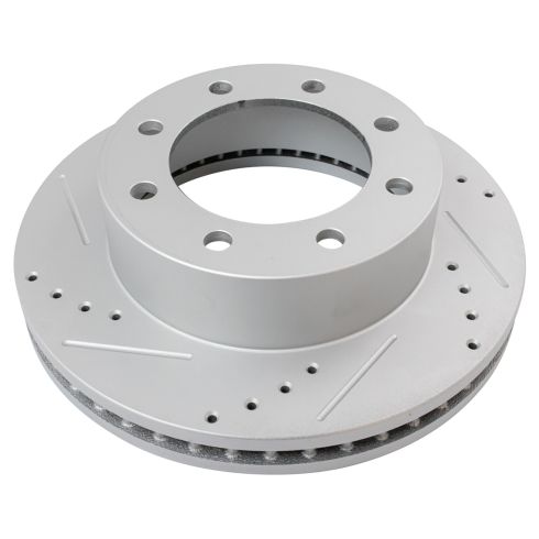 2005-12 Ford Front & Rear 4 Piece Premium G-Coated Brake Rotor Set TRQ Performance BRA13994
