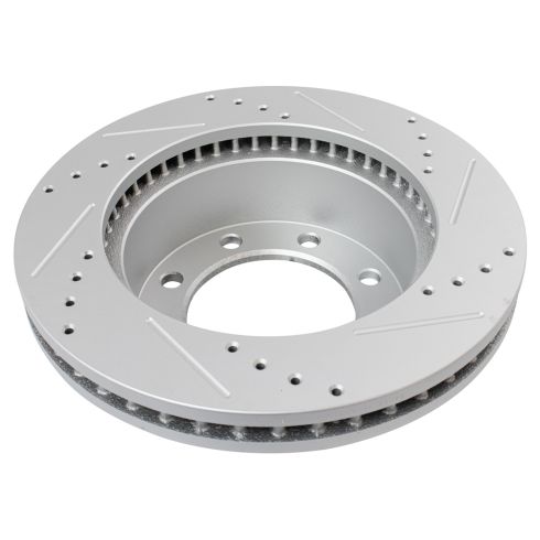 2005-12 Ford Front & Rear 4 Piece Premium G-Coated Brake Rotor Set TRQ Performance BRA13994