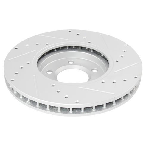 Ford Lincoln Jaguar Front & Rear 4 Piece Premium G-Coated Brake Rotor Set TRQ Performance BRA14006