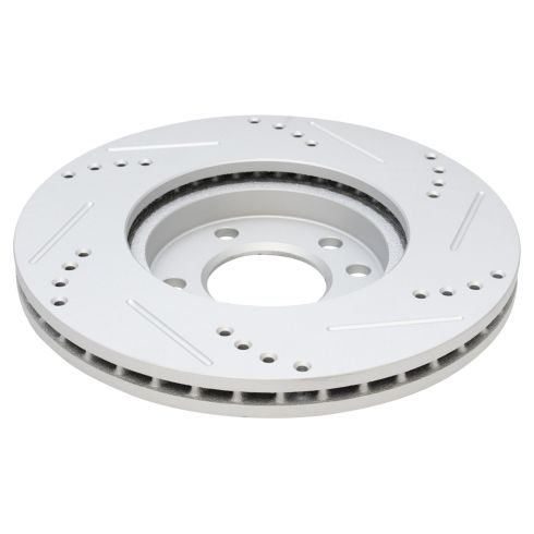 Saturn Saab Front Semi-Metallic Premium G-Coated Brake Pad & Rotor Kit TRQ Performance BKA12883