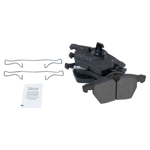 Saturn Saab Front Semi-Metallic Premium G-Coated Brake Pad & Rotor Kit TRQ Performance BKA12883