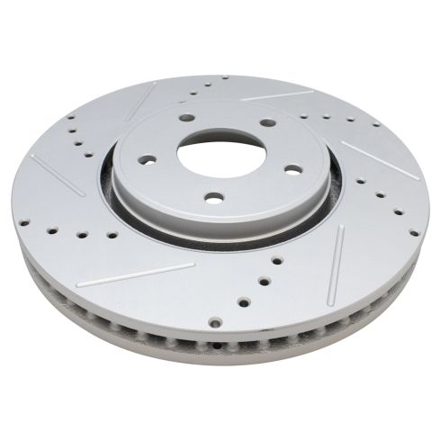 Infiniti FX35 FX37 FX45 QX70 Front & Rear Ceramic Premium G-Coated Brake Pad & Rotor Kit TRQ Performance BKA12895