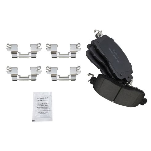 Nissan Altima Front & Rear Ceramic Premium G-Coated Brake Pad & Rotor Kit TRQ Performance BKA12900
