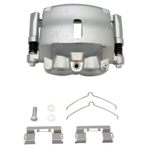 Ford F150 Lincoln Mark LT Front Ceramic Premium G-Coated Brake Pad & Rotor Kit with Calipers TRQ Performance BKA14060