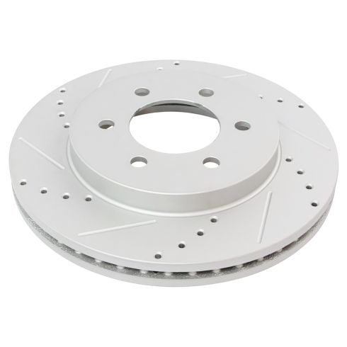 Ford F150 Lincoln Mark LT Front Ceramic Premium G-Coated Brake Pad & Rotor Kit with Calipers TRQ Performance BKA14060 - Image 3