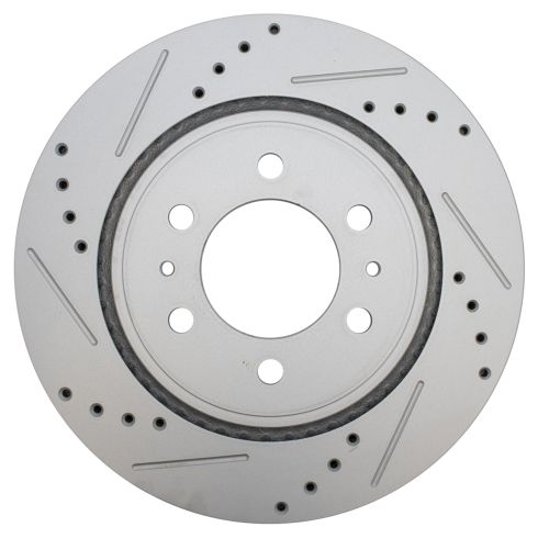 Ford F150 Front Ceramic Premium G-Coated Brake Pad & Rotor Kit with Calipers TRQ Performance BKA14064