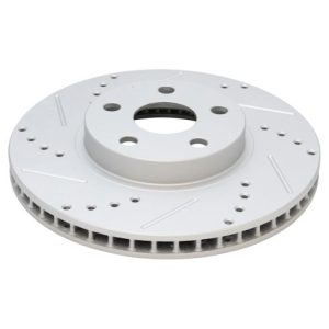 2003-08 Toyota Corolla Matrix Pontiac Vibe Front Ceramic Premium G-Coated Brake Pad & Rotor Kit with Calipers TRQ Performance BKA14067