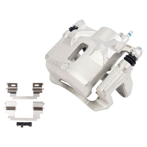 2003-08 Toyota Corolla Matrix Pontiac Vibe Front Ceramic Premium G-Coated Brake Pad & Rotor Kit with Calipers TRQ Performance BKA14067 - Image 6