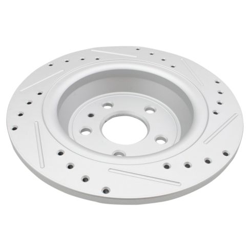 Ford Fusion Lincoln MKZ Rear Ceramic Premium G-Coated Brake Pad & Rotor Kit TRQ Performance BKA19903