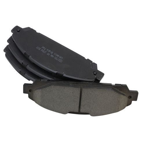 Ford Mustang Front & Rear Ceramic Premium G-Coated Brake Pad & Rotor Kit TRQ Performance BKA27178