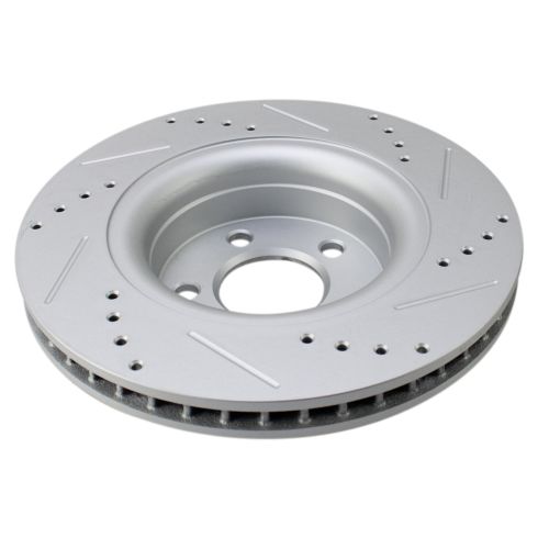 Ford Mustang Front & Rear Ceramic Premium G-Coated Brake Pad & Rotor Kit TRQ Performance BKA27178