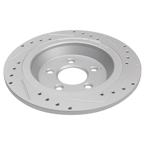 Ford Mustang Front & Rear Ceramic Premium G-Coated Brake Pad & Rotor Kit TRQ Performance BKA27178