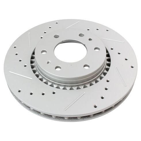 Chevrolet GMC Buick Isuzu Saab Front Ceramic Premium G-Coated Brake Pad & Rotor Kit TRQ Performance BKA14850