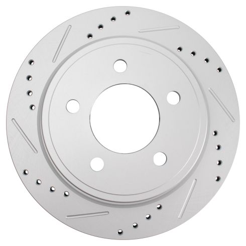 2004-08 Chrysler Pacifica Rear Ceramic Premium G-Coated Brake Pad & Rotor Kit TRQ Performance BKA19908