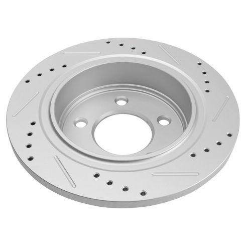 2004-08 Chrysler Pacifica Rear Ceramic Premium G-Coated Brake Pad & Rotor Kit TRQ Performance BKA19908