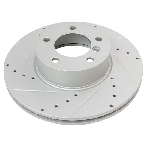 BMW Front Semi-Metallic Premium G-Coated Brake Pad & Rotor Kit TRQ Performance BKA14871