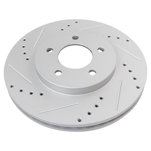 Ford Mazda Mercury Front Semi-Metallic Premium G-Coated Brake Pad & Rotor Kit TRQ Performance BKA14920