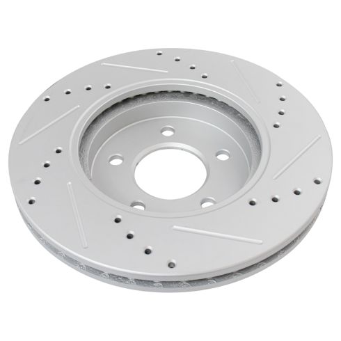 Ford Mazda Mercury Front Semi-Metallic Premium G-Coated Brake Pad & Rotor Kit TRQ Performance BKA14920