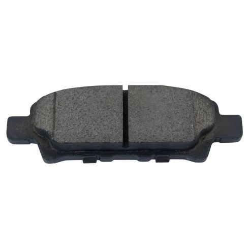 Jeep Dodge Chrysler Mitsubishi Rear Ceramic Premium G-Coated Brake Pad & Rotor Kit with Calipers TRQ Performance BKA18934