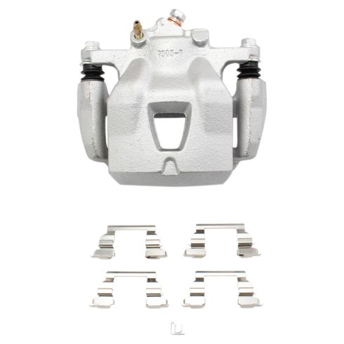 Toyota Lexus Front Ceramic Premium G-Coated Brake Pad & Rotor Kit with Calipers TRQ Performance BKA18496