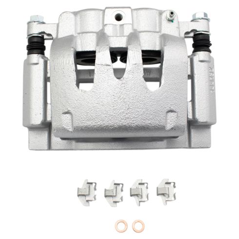 2008-12 Ford Rear Ceramic Premium G-Coated Brake Pad & Rotor Kit with Calipers TRQ Performance BKA18499 - Image 3