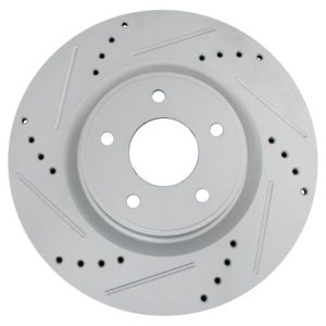 Infiniti Q50 Q60 Front & Rear Ceramic Premium G-Coated Brake Pad & Rotor Kit TRQ Performance BKA18768