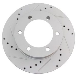 Toyota Tacoma Front Ceramic Premium G-Coated Brake Pad & Rotor Kit with Calipers TRQ Performance BKA19280