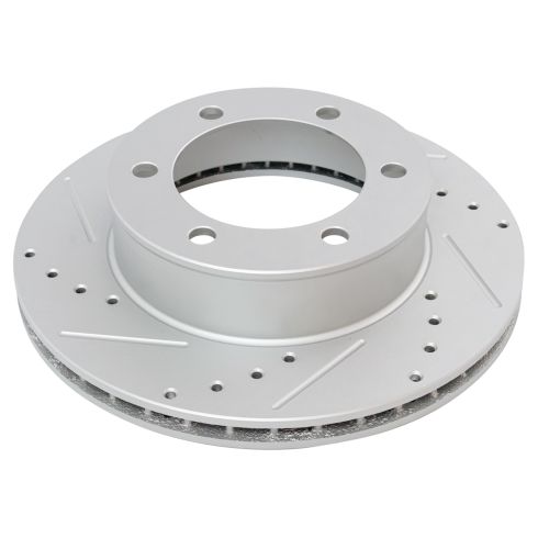 Toyota Tacoma Front Ceramic Premium G-Coated Brake Pad & Rotor Kit with Calipers TRQ Performance BKA19280