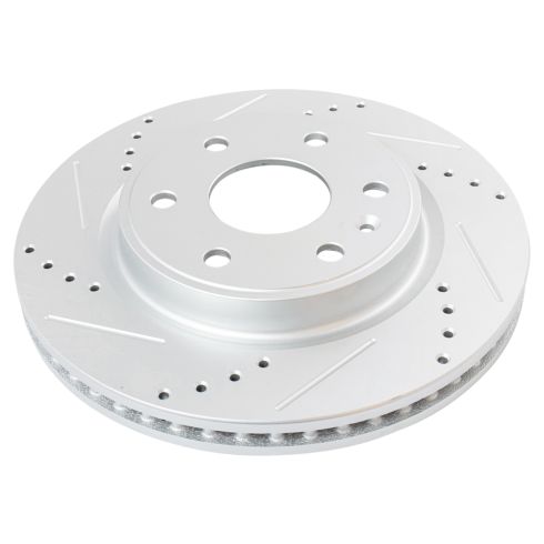 Chevrolet GMC Buick Saturn Front & Rear 4 Piece Premium G-Coated Brake Rotor Set TRQ Performance BRA19755