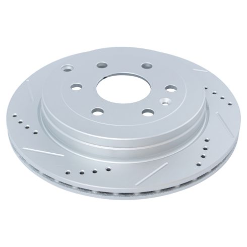 Chevrolet GMC Buick Saturn Front & Rear 4 Piece Premium G-Coated Brake Rotor Set TRQ Performance BRA19755