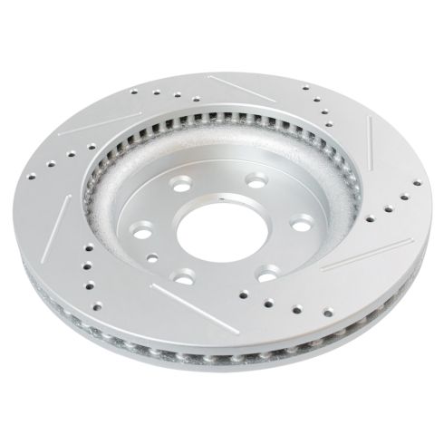 Chevrolet GMC Buick Saturn Front & Rear 4 Piece Premium G-Coated Brake Rotor Set TRQ Performance BRA19755