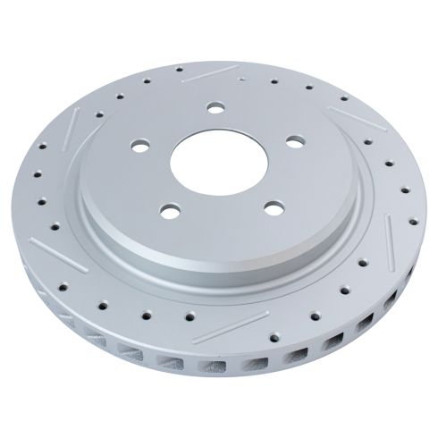 Chevrolet Corvette Cadillac XLR Front & Rear 4 Piece Premium G-Coated Brake Rotor Set TRQ Performance BKA19884